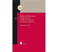 Belgian and European perspectives on creditor protection in closed companies Diederik Bruloot (Auteur)