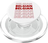 Belgian Heritage Roots Aesthetic Modern Design PopSockets PopGrip pour MagSafe
