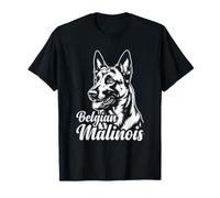 Belgian Malinois Portrait Canin Chien Berger Belge T-Shirt