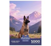 Belgian Malinois, Puzzle De Mille Pièces, Activité Calme Et Immersive, Parfait pour Collectionneur, pour 14 Ans Et Plus,Chien de Compagnie, 70x50cm/1000pcs
