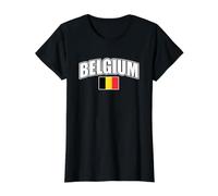Belgique Drapeau Belge Belgium Belgien Belgie T-Shirt Graphique avec Valeur
