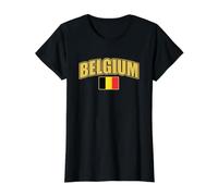 Belgique Drapeau Belge Belgium Belgien Belgie T-Shirt Graphique avec Valeur