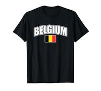 Belgique Drapeau Belge Belgium Belgien Belgie T-Shirt Graphique avec Valeur