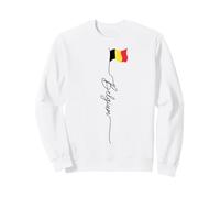 Belgique, Drapeau Belge, Poteau, Belge, Patriotique, millésime Sweatshirt