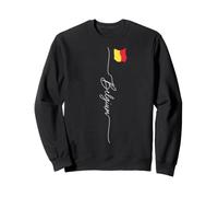 Belgique, Drapeau Belge, Poteau, Belge, Patriotique, millésime Sweatshirt