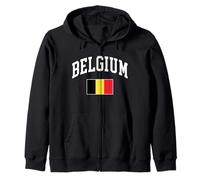 Belgique Drapeau Belge Rétro Vintage Classique Graphique Sweat à Capuche