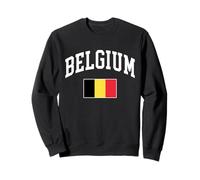 Belgique Drapeau Belge Rétro Vintage Classique Graphique Sweatshirt