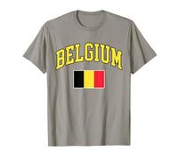 Belgique Drapeau Belge Rétro Vintage Classique Graphique T-Shirt