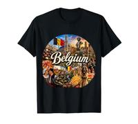 Belgique Europe T-Shirt Graphique avec Valeur