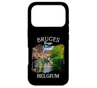 Belgique Heritage Iconic Bruges Canal Architecture médiévale Coque pour iPhone 17 Pro