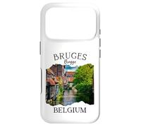 Belgique Heritage Iconic Bruges Canal Architecture médiévale Coque pour iPhone 17 Pro