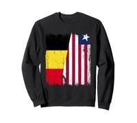 Belgique Liberia Demi Drapeau Belge Libérien Jersey Sweatshirt