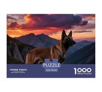 Belgique Malinois 1000 Pièces Jigsaw Puzzle Animal de Compagnie Chien pour Adultes Classiques Jeu Éducatif Qualité Supérieure Activité Créative 70x50cm/1000pcs