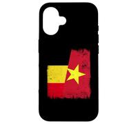 Belgique Vietnam Demi Drapeau Belge Histoire Vietnamienne Coque pour iPhone 16
