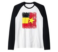 Belgique Vietnam Demi Drapeau Belge Histoire Vietnamienne Manche Raglan