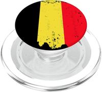 Belgique Vintage Drapeau Belge PopSockets PopGrip pour MagSafe