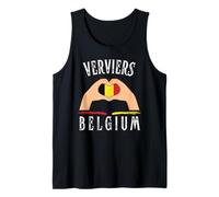 Belgium Flag Heart Verviers City Débardeur