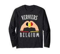 Belgium Flag Heart Verviers City Manche Longue