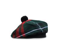 BELGLY Chapeau écossais Tam o' Shanter en acrylique Tammy Jimmy à bords plats dans de nombreux tartans, Taille unique