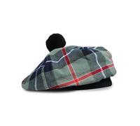 BELGLY Chapeau écossais Tam o' Shanter en acrylique Tammy Jimmy à plat en nombreux tartans, Taille unique