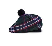 BELGLY Chapeau écossais Tam o' Shanter en acrylique Tammy Jimmy Bonnet plat dans de nombreux tartans, National écossais, Taille unique