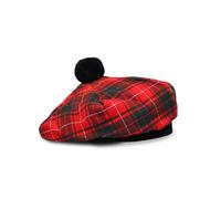 BELGLY Chapeau écossais Tam o' Shanter en acrylique Tammy Jimmy Bonnet plat dans de nombreux tartans, Bruce, Taille unique