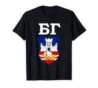 Belgrade Beograd Serbie Srbija Grb Emblème Zastava BG T-Shirt