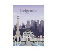 Belgrade, Serbia,for Children 1000 Pieces Papier Puzzle Jigsaws, DIY Casual Puzzles Toys, for Adults and Teenagers Unique Gifts Toys(50x70cm)-AS33