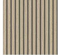 Belgravia Decor Papier peint à lattes de bois Chêne clair (2921)