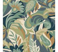 Belgravia Papier peint Casa Leaf - Fond D'écran pour Salon, Boutique, TV, Chambre, Couloir, Décoration - Moderne Graphique Decoratif Papier Peint avec motif de feuilles et de fleurs