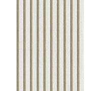 Belgravia Wood Papier peint autocollant en vinyle, 44.5x1000CM effet 3D réaliste à rayures en grain de bois, rouleau de papier peint autocollant en vinyle, noyer et chêne pour décalcomanie