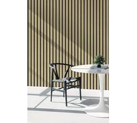 Belgravia Wood Papier peint autocollant en vinyle, 44.5x500CM effet 3D réaliste à rayures en grain de bois, rouleau de papier peint autocollant en vinyle, noyer et chêne pour décalcomanie