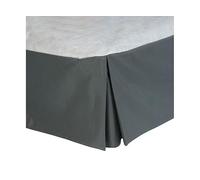 Belhome Cache sommier Gris Anthracite 90x200cm - Opaline 224