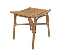 Belhome Tabouret en rotin Naturel - Ninon
