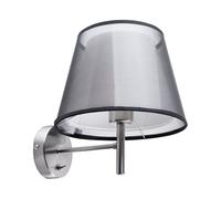 Lampe Murale Plafonnier Columbia Métal Argenté Gris