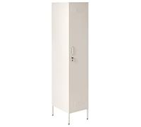 Beliani Armoire Métallique Moderne Bureau avec 5 Étagères Beige Clair Frome