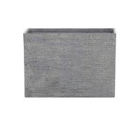Beliani - Bac à Fleurs - Edessa - 29 x 70 x 50 cm, en Mélange de Pierre, Gris