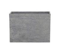 Beliani - Bac à Fleurs - Edessa - 34 x 80 x 56 cm, en Mélange de Pierre, Gris