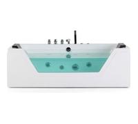 Beliani - Baignoire balnéo 174 cm en acrylique blanc avec LED SAMANA