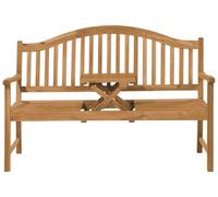 Beliani Banc de Jardin en Bois d'Acacia Matière Anti Taches 150 x 44 cm Traditionnel Hilo