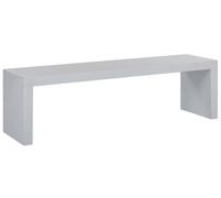 Beliani - Banc de Jardin - Taranto - 150 cm, en Fibre-ciment, Blanc
