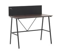Beliani - Bureau - Hastings - 100 x 50 cm, en Panneau de Particules et Métal, Bo