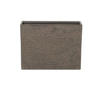Beliani - Cache-Pot - Edessa - 45 cm, en Pierre, Marron Foncé