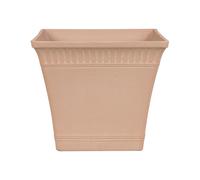 Beliani - Cache-Pot - Psatha - 41 cm, en Pierre, Rouge Clair