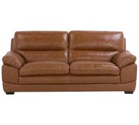 Beliani - Canapé 2 Places - Horten - Cuir Véritable et Cuir PU, Marron