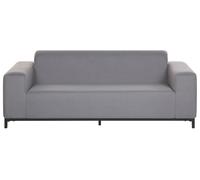 Beliani - Canapé 3 Places - Rovigo - en Tissu Polyester Anti UV et Aluminium, G