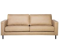 Canapé 3 places en cuir PU beige SAVALEN