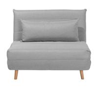 Beliani - Canapé Convertible - Setten - Tissu, Gris Clair