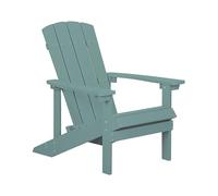 Fauteuil bas de jardin bleu turquoise ADIRONDACK