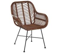 Beliani - Chaises - Canora - Rotin Artificiel, Marron